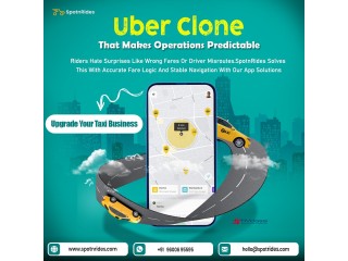 Uber Clone App Solution for Taxi Businesses  Powered by SpotnRides