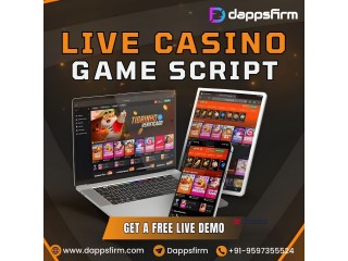 Deliver Real Dealer Experiences Digitally with Dappsfirms Live Casino Game Script